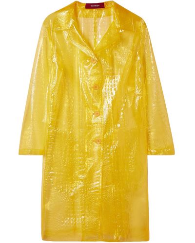 Sies Marjan Overcoat & Trench Coat - Yellow