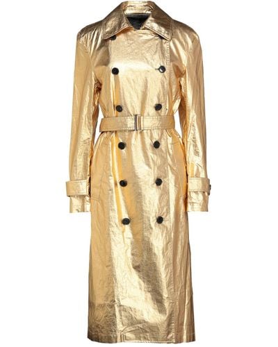 Dries Van Noten Overcoat - Metallic