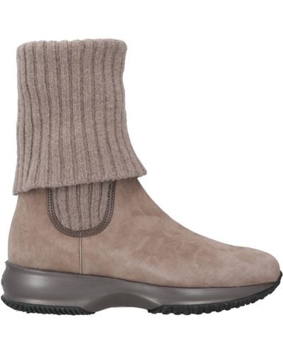 Hogan Ankle Boots - Natural