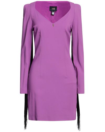 Class Roberto Cavalli Mini Dress - Purple