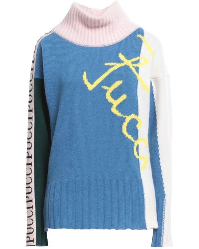 Emilio Pucci Rollkragenpullover - Blau