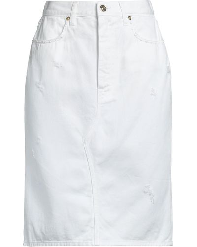People Denim Skirt - White