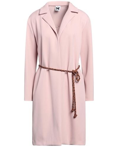 M Missoni Overcoat & Trench Coat - Pink