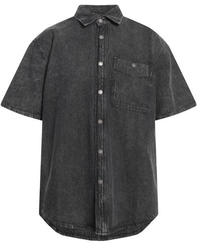 American Vintage Camisa vaquera - Negro