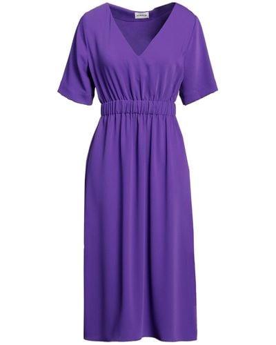 P.A.R.O.S.H. Midi Dress - Purple