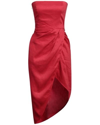 GAUGE81 Midi Dress - Red