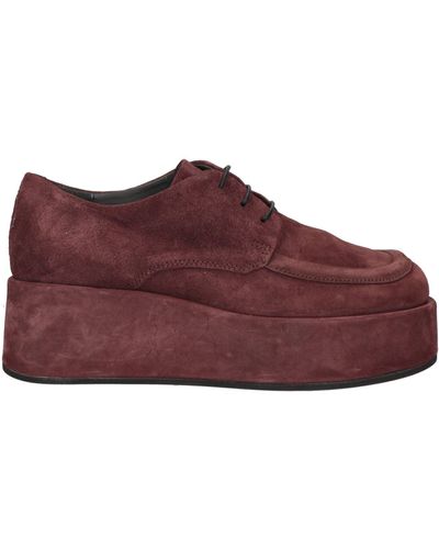 Moma Lace-up Shoes - Red