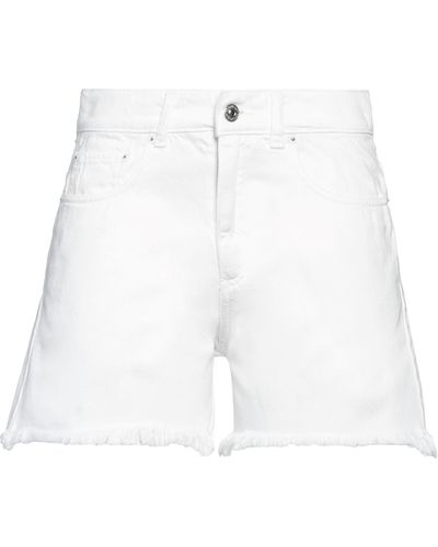 Roy Rogers Denim Shorts - White