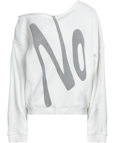 Nolita Ivory Sweatshirt Cotton - White