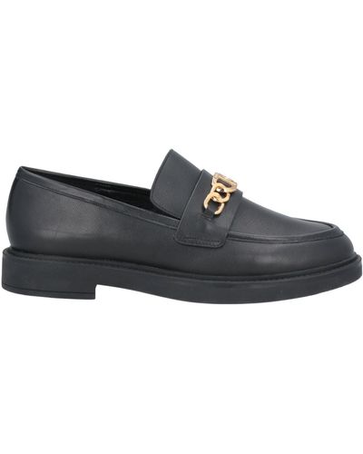 Twin Set Loafers Cow Leather - Gray