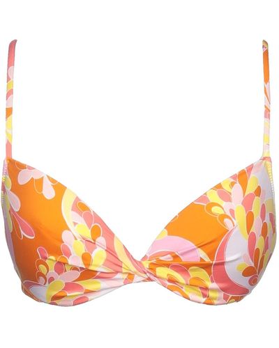 Emilio Pucci Top de bikini - Naranja