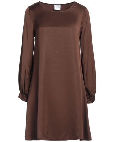 Anonyme Designers Cocoa Mini Dress Viscose - Brown