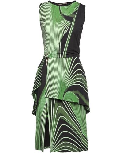 Roberto Cavalli Midi Dress - Green
