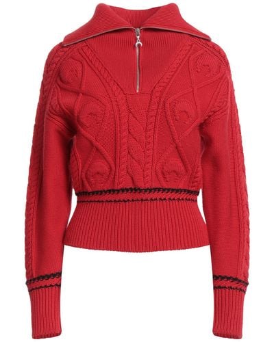 Marine Serre Sweater - Red