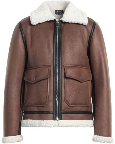 A.P.C. Shearling & Teddy - Brown
