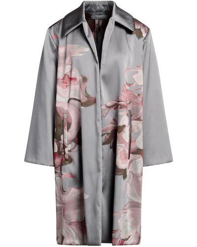 Alberta Ferretti Overcoat & Trench Coat - Gray