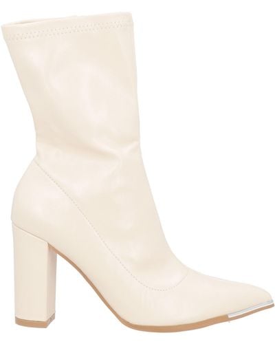 Sexy Woman Ankle Boots - Natural