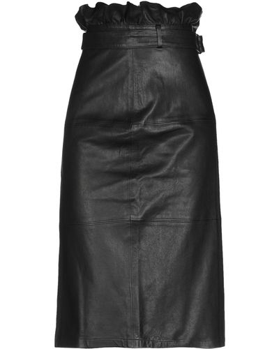 J Brand Midi Skirt - Black
