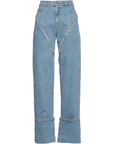 Mugler Jeans Cotton, Elastomultiester - Blue