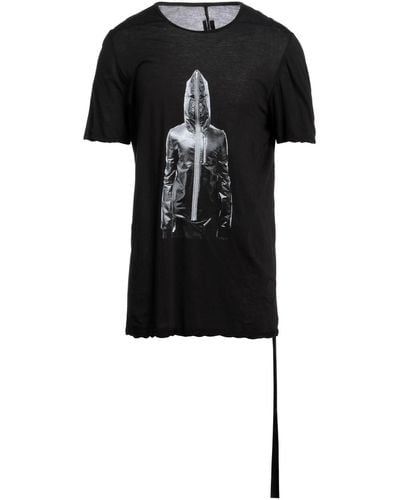 Rick Owens T-Shirt Cotton - Black