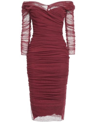 Dolce & Gabbana Midi Dress - Red
