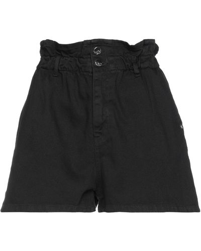 Kaos Denim Shorts - Black