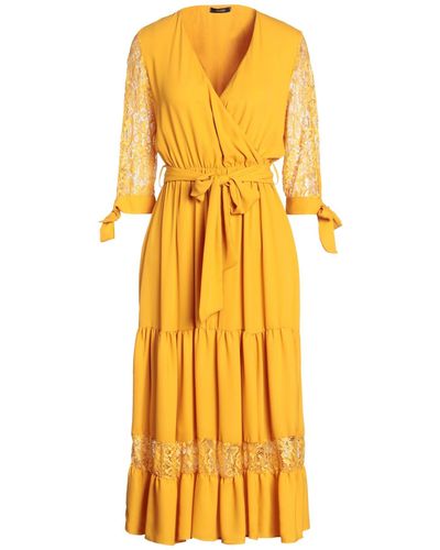 Fracomina Long Dress - Yellow