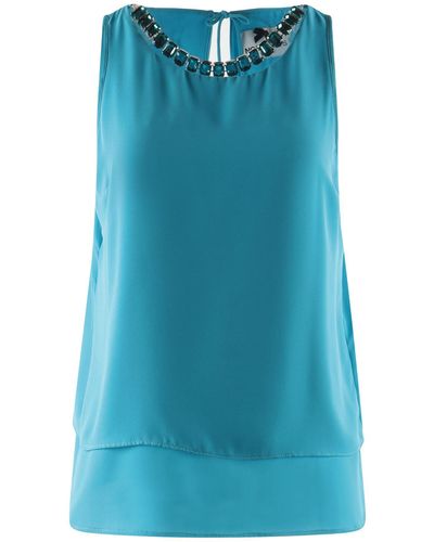 No Secrets Top - Blau