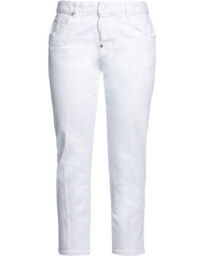 DSquared² Cropped Pants - White