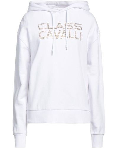 Class Roberto Cavalli Felpa - Bianco