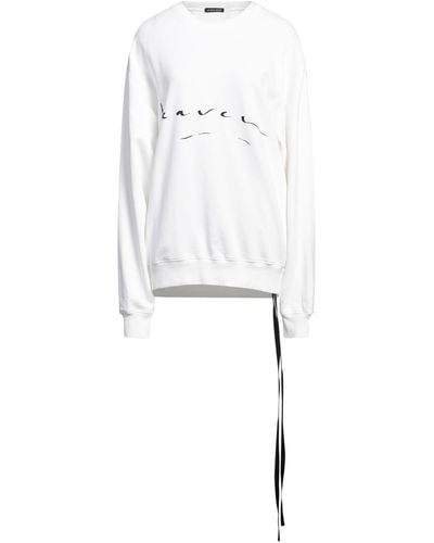 Ann Demeulemeester Sweat-shirt - Blanc