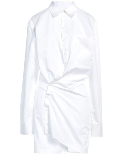 Off-White c/o Virgil Abloh Off- Mini Dress Cotton - White