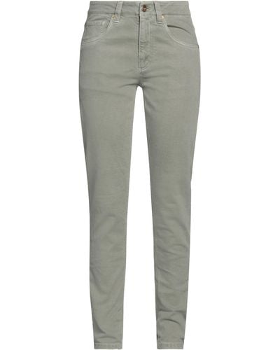 Brunello Cucinelli Pantalon en jean - Gris