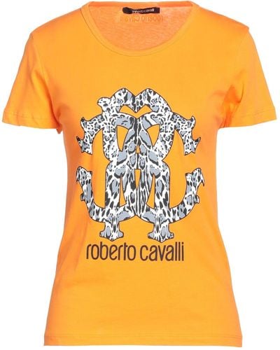 Roberto Cavalli T-shirts - Orange