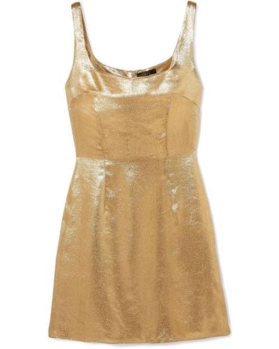 De La Vali Mini Dress - Metallic
