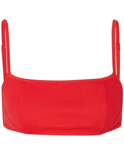 Ganni Bikini Top - Red