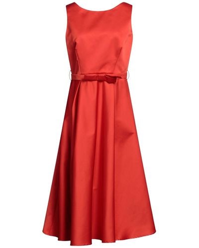 P.A.R.O.S.H. Midi Dress - Red