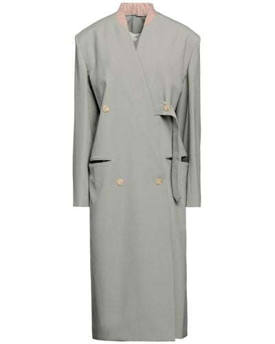 Quira Overcoat & Trench Coat - Gray