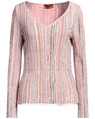 Missoni Sweater Viscose, Polyamide, Polyester, Cupro - Pink