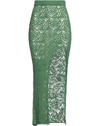 Greta Boldini Maxi Skirt - Green