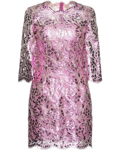 Dolce & Gabbana Mini-Kleid - Pink