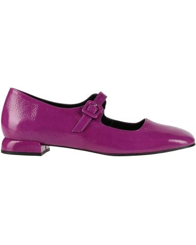 Marian Ballet Flats Leather - Purple