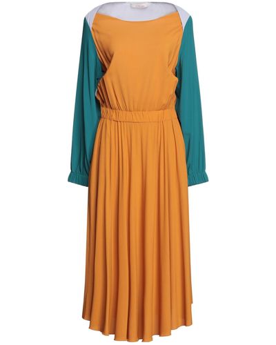 Liviana Conti Midi Dress - Orange