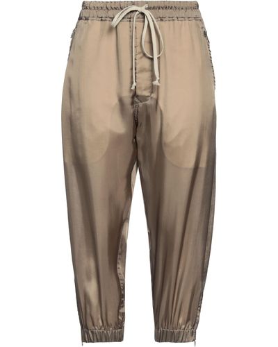 Rick Owens Cropped Trousers - Natural