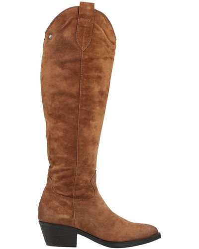 Stele Knee Boots - Brown