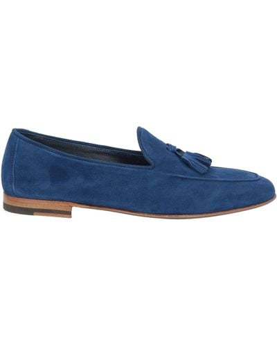 Green George Loafers - Blue