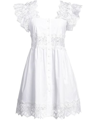 Alberta Ferretti Mini Dress - White