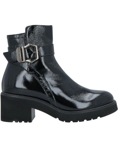 Donna Soft Ankle Boots - Black