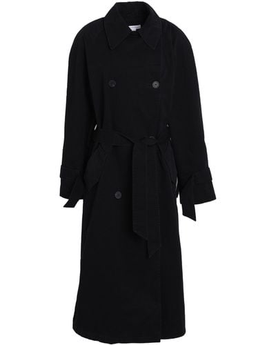 TOPSHOP Overcoat & Trench Coat - Black