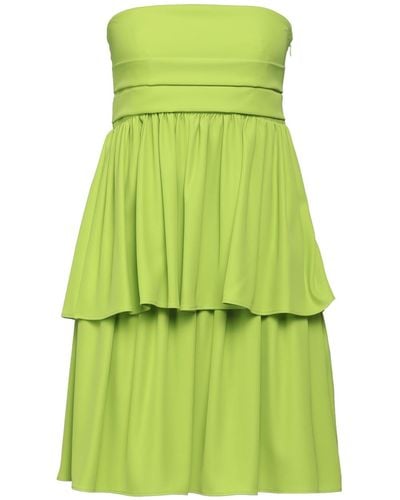 Marc Ellis Acid Mini Dress Polyester, Elastane - Green
